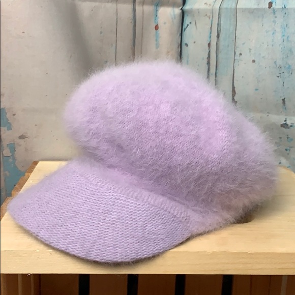 Accessories - Angora Hair Paperboy hat